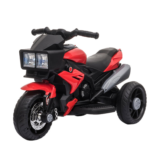 Kids Electric Pedal Motorcycle Ride-On Toy 6V Battery Powered w/ Music Horn Headlights Motorbike for Girls Boy Red - Gallery Canada