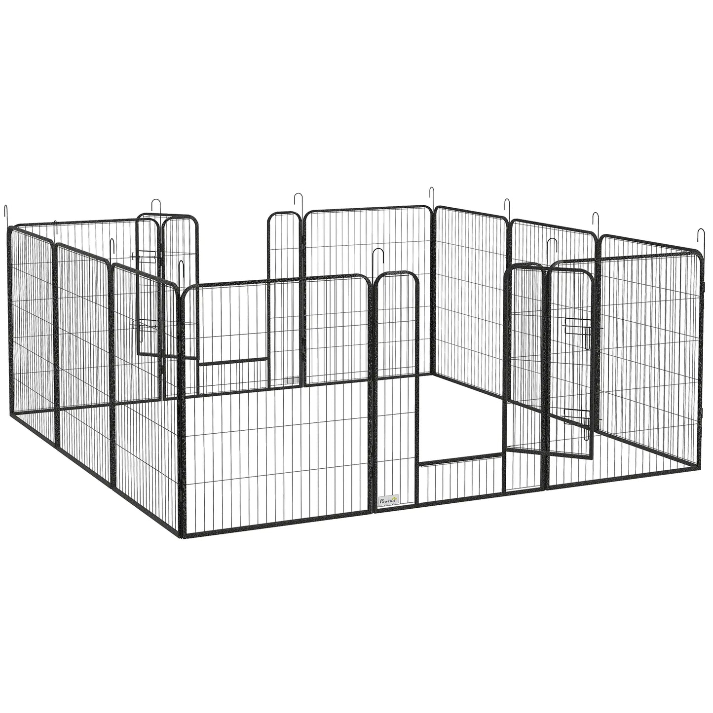 Dog Pen With Gate, 12 Panels Puppy Playpen, 39"H Houses, Kennels & Pens at Gallery Canada