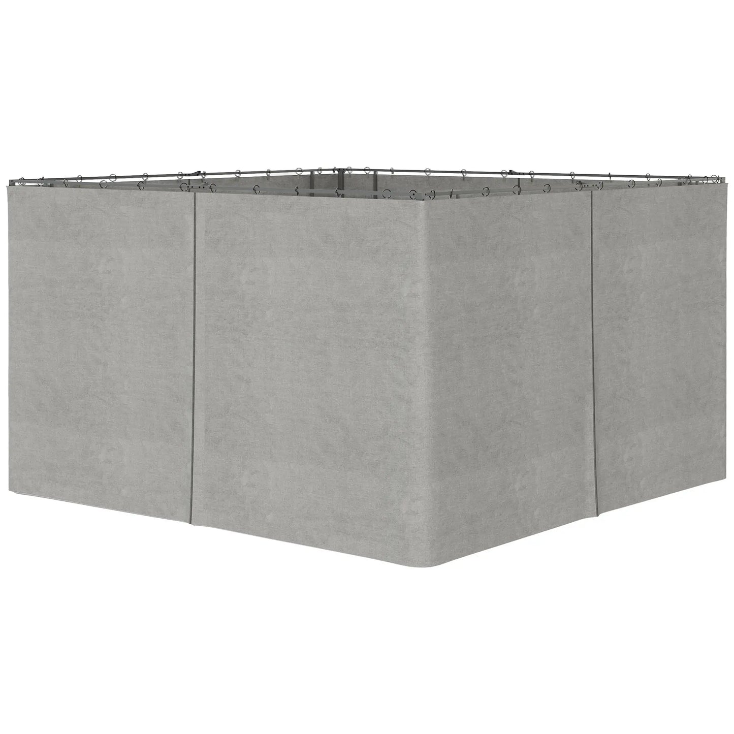 Universal Gazebo Curtains, 4-Panel, 10' x 13', Grey Gazebo Sidewalls at Gallery Canada
