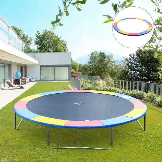 14FT Trampoline Pad, ⌀168", Replacement, Jump Bounce, Colorful Trampolines Red, Yellow, Blue at Gallery Canada