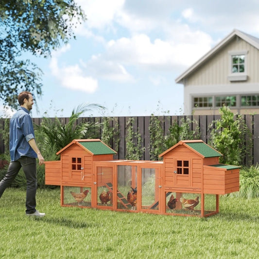 Extra Large Chicken Coop, Wooden Poultry House, Rabbit Hutch, Outdoor Run Chicken Coops Natural at Gallery Canada