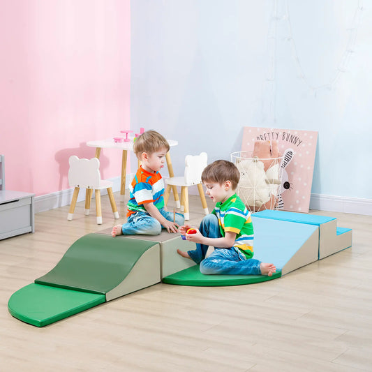 6-Piece Soft Play Set, 12-36 Months, Green, Blue Toy Playsets Blue, Green at Gallery Canada