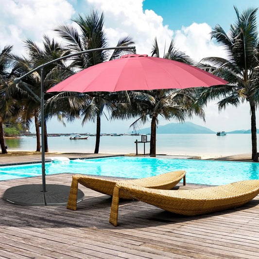 2-Piece Umbrella Weights, Heavy Duty, for Cantilever Parasols, Black Umbrella Bases Black at Gallery Canada