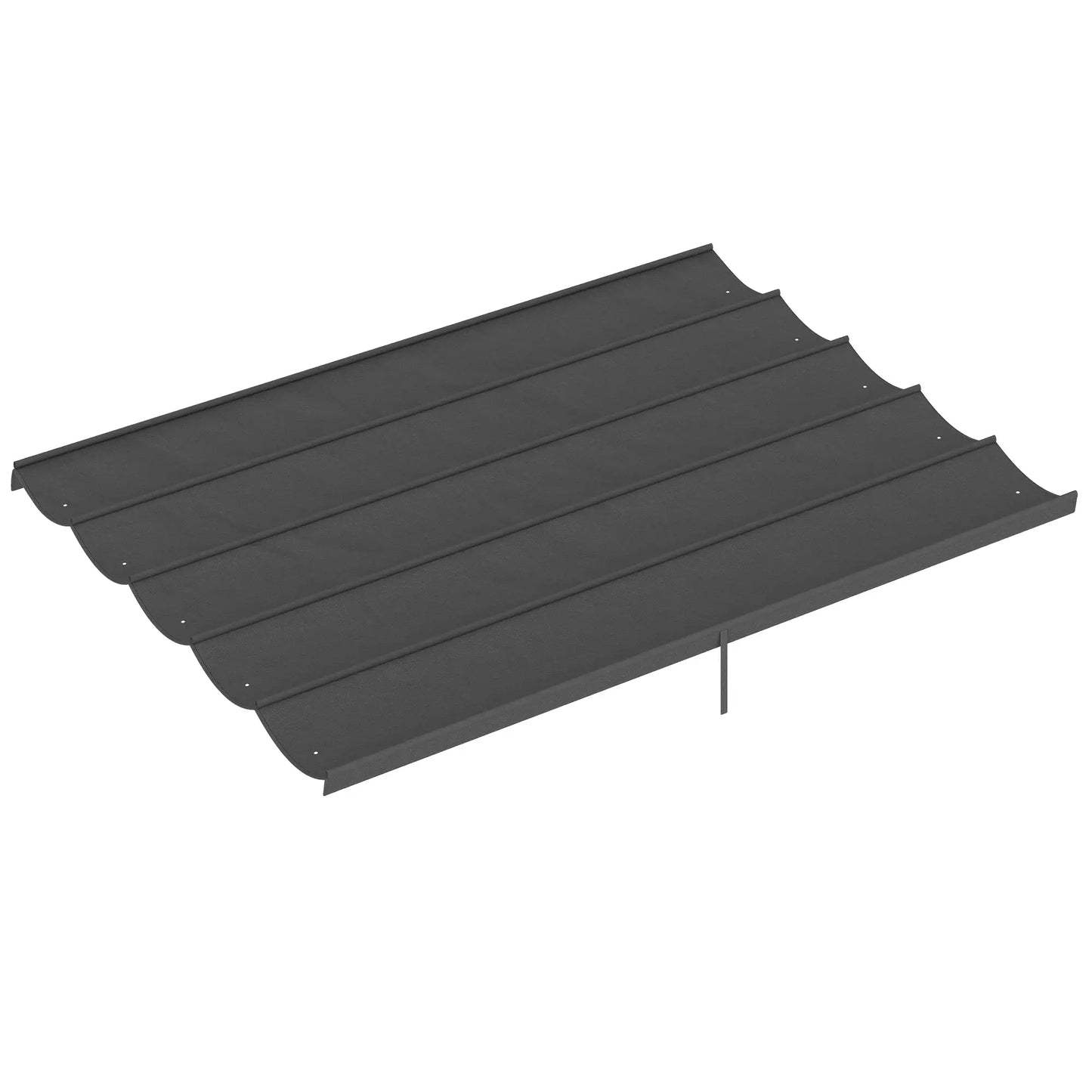 Retractable Pergola Canopy Cover, 10' x 13', Dark Grey Gazebo Canopy Replacement at Gallery Canada