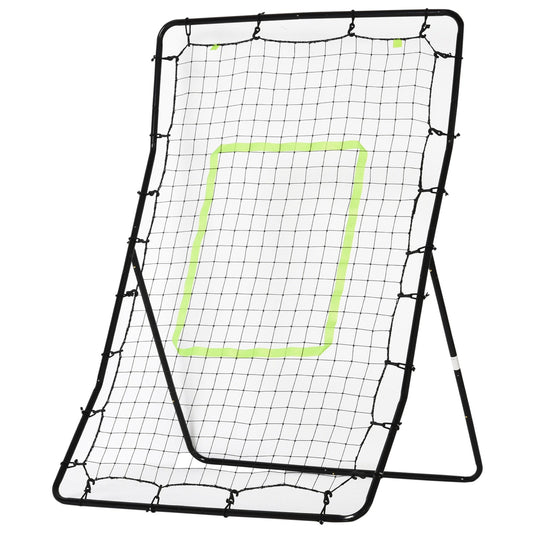 Multi-use Pitchback Rebounder Net Sports Throwing, Pitching and Fielding Trainer Screen Target Netting w/ Adjustable Angle - Gallery Canada