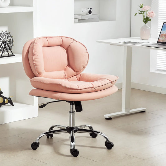 Criss Cross Swivel Office Chair, Tilting, No Arm, Pink Task Chairs Pink at Gallery Canada