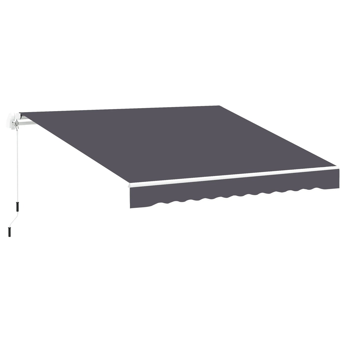 11' x 10' Retractable Awning Fabric Replacement, UV Protection, Grey Awning Fabric Replacement at Gallery Canada