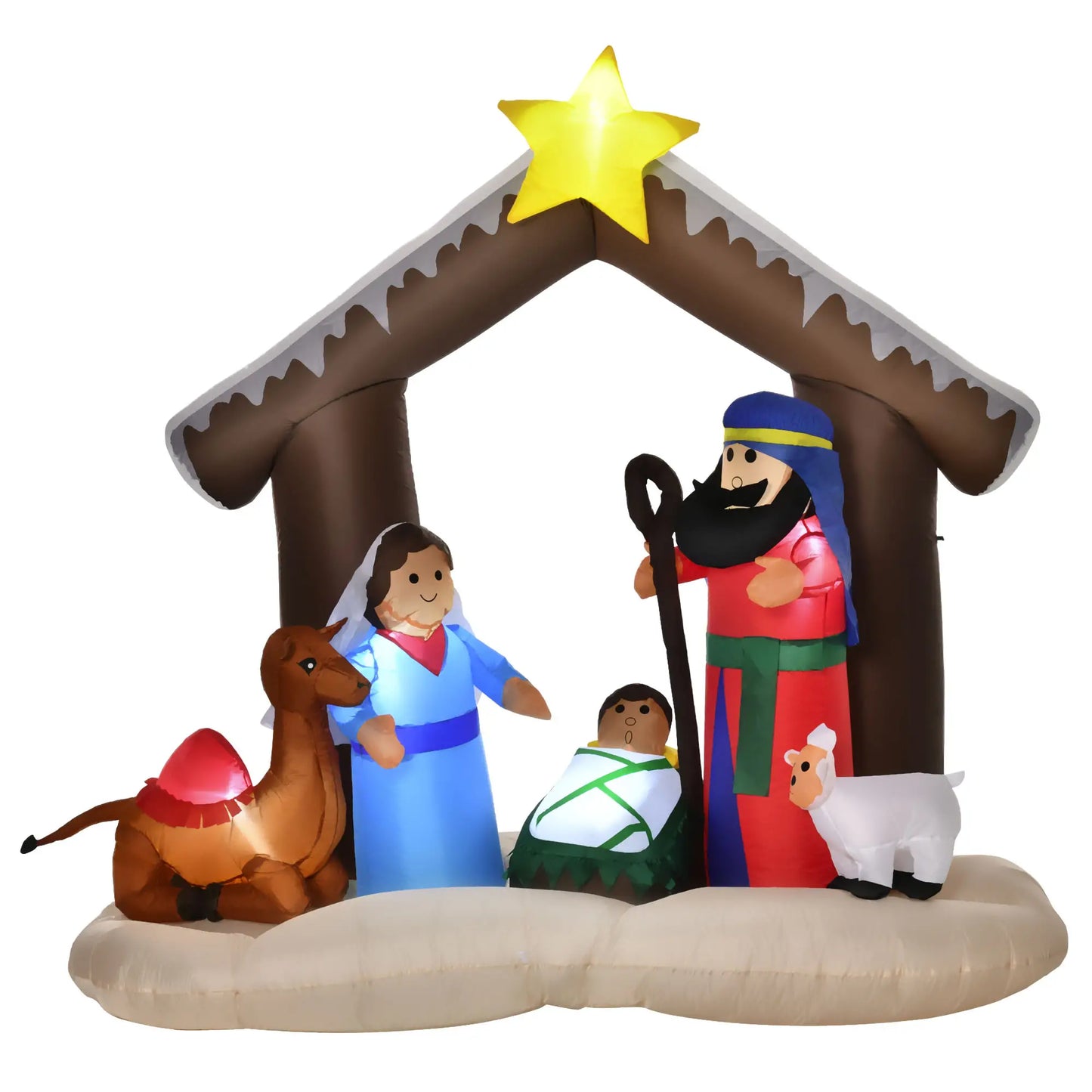 6ft Christmas Inflatable, Bible Arch Jesus' Birth, Holiday Yard Decoration Christmas Inflatables at Gallery Canada