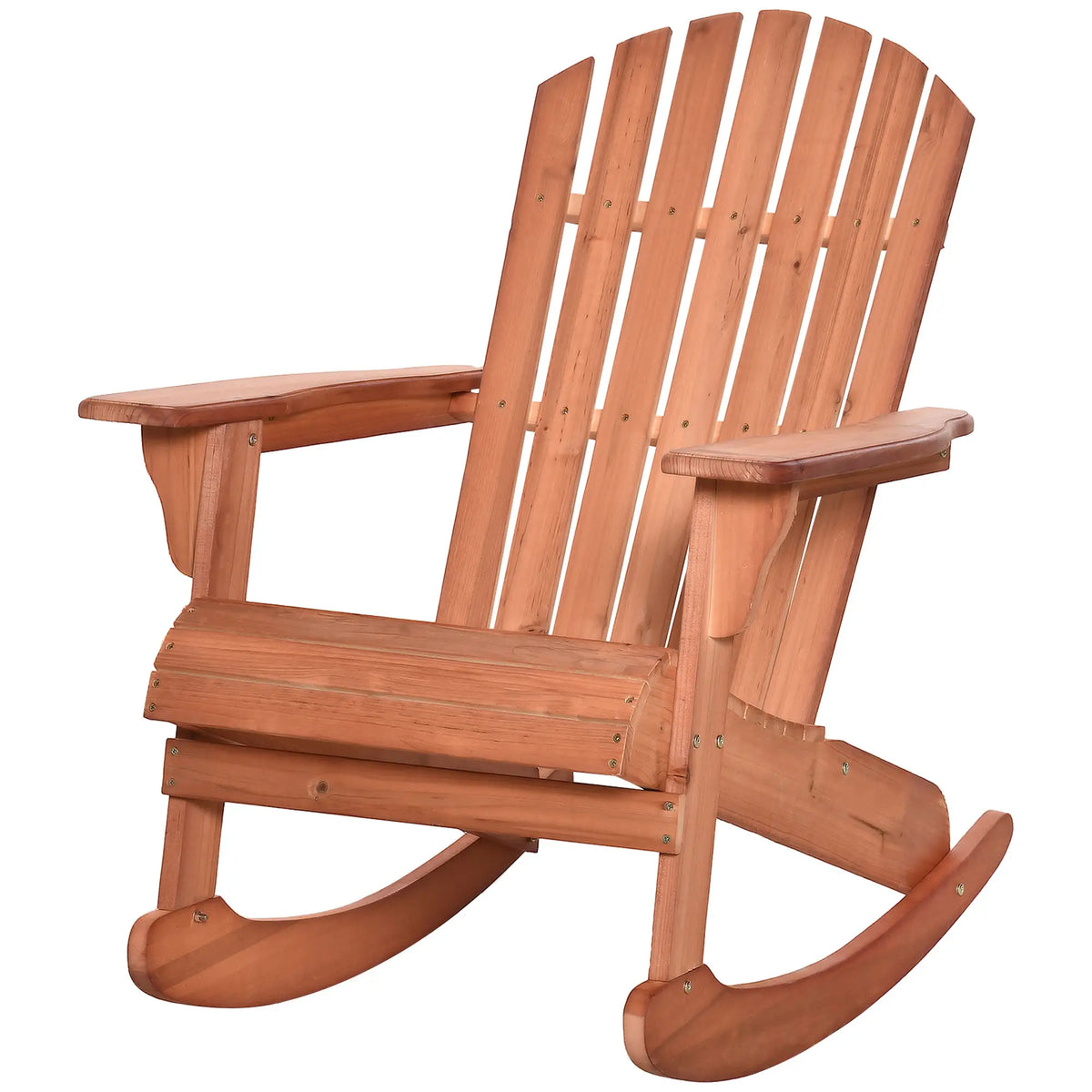 Wooden Adirondack Rocking Chair, Teak Outdoor Rocking Chairs at Gallery Canada