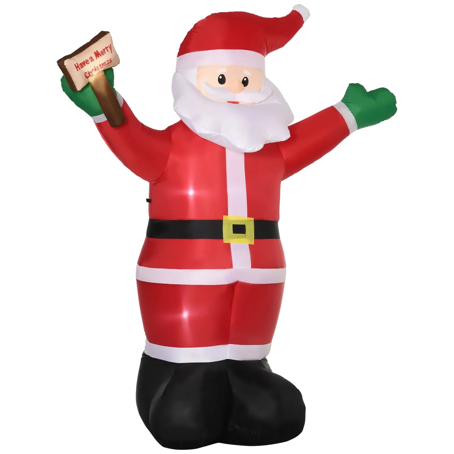 8ft Inflatable Santa Claus with LED Light, Outdoor Yard Display Christmas Inflatables at Gallery Canada