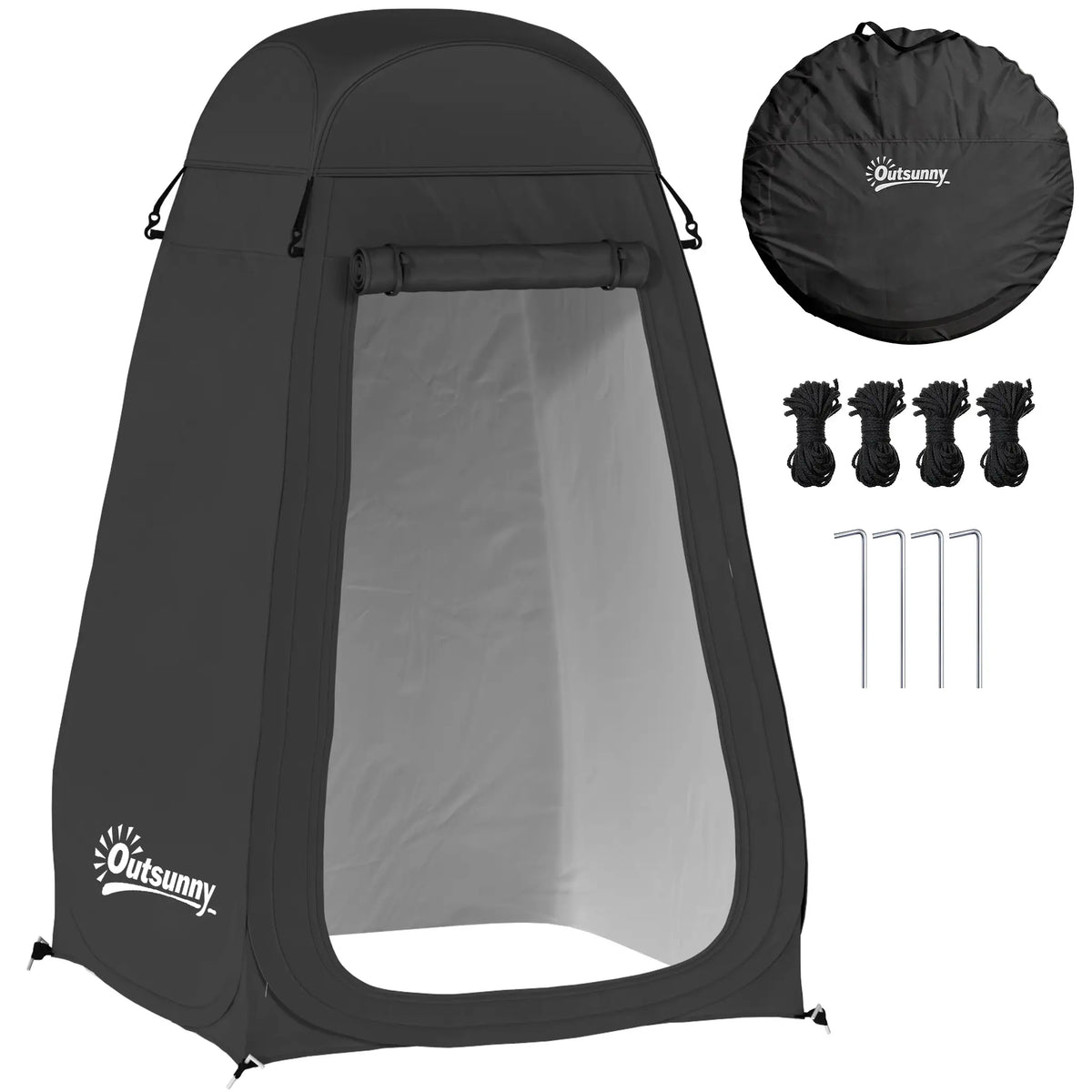 Pop Up Shower Tent, Portable Privacy Room, Black Camping Tents at Gallery Canada