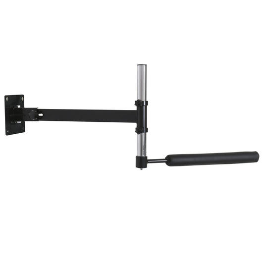 Wall Mount Reflex Bar Trainer, MMA Boxing Speed Trainer with Punching Boxing Bar, Height Adjustable, Black - Gallery Canada