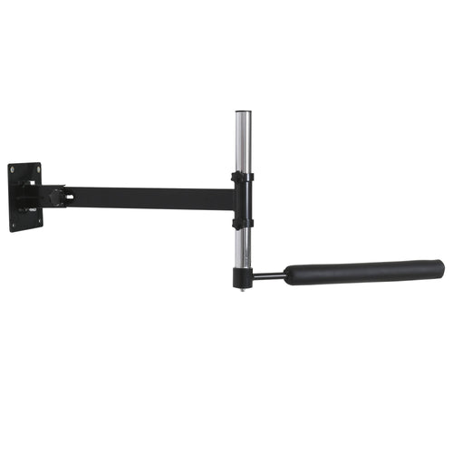 Wall Mount Reflex Bar Trainer, MMA Boxing Speed Trainer with Punching Boxing Bar, Height Adjustable, Black
