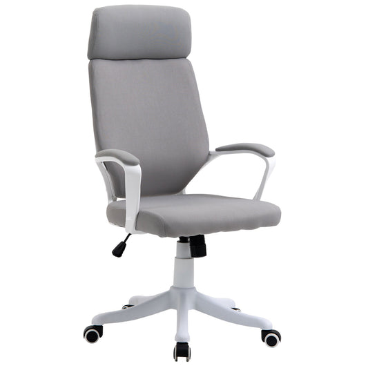 Office Chair High Back Computer Desk Chair 360° Swivel Task Chair with Lumbar Back Support, Padded Armrests, Adjustable Height at Gallery Canada