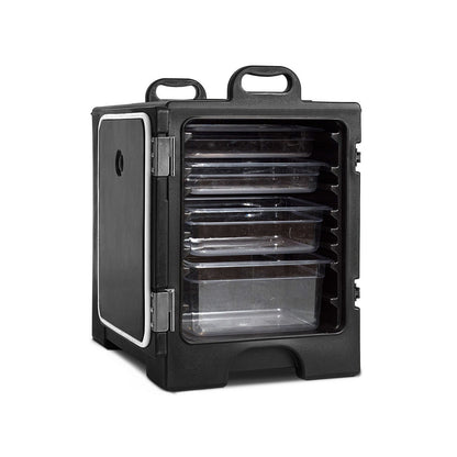 81 Quart Capacity End-loading Insulated Food Pan Carrier, Black at Gallery Canada