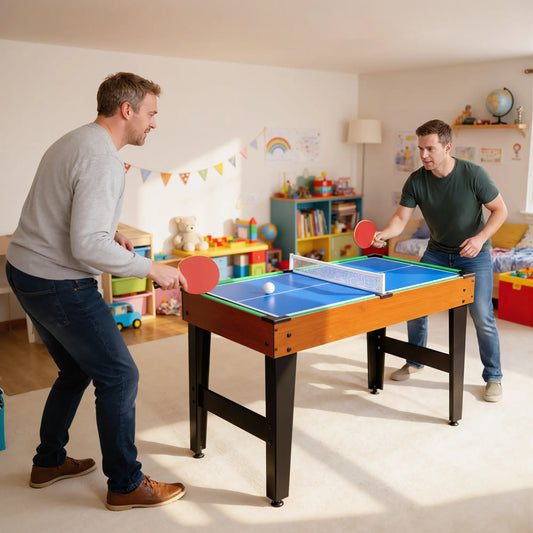 53 dans Table de Jeux Multi 5-en-1, Football de Table Billard Hockey Tennis de Table Basketball