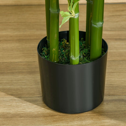 5FT Artificial Bamboo Tree Faux Decorative Plant in Nursery Pot for Indoor Outdoor Décor at Gallery Canada