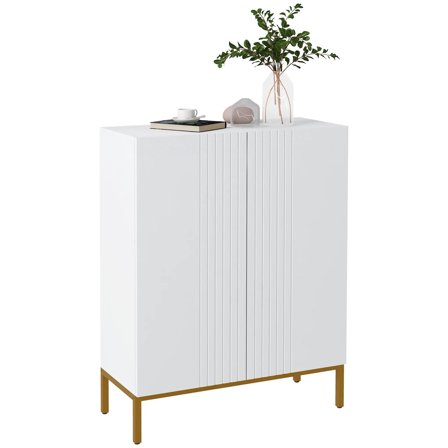 Shoe Storage Cabinet, Adjustable Shelves, Soft-Close Hinges, 15-20 Pairs, White Shoe Storage Cabinets & Racks at Gallery Canada