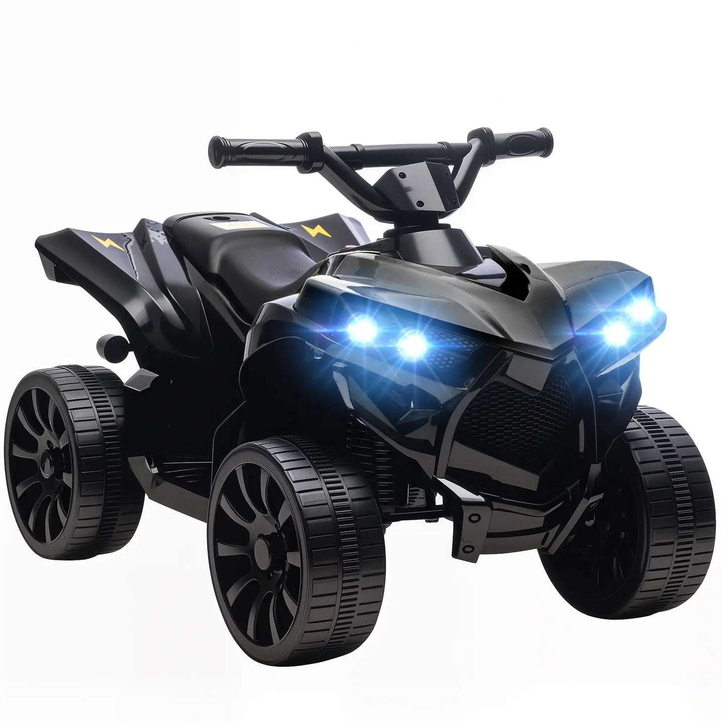 6V Kids ATV, 4 Wheeler Electric Ride on Car, for Ages 3-8, Black Electric Toy Cars at Gallery Canada