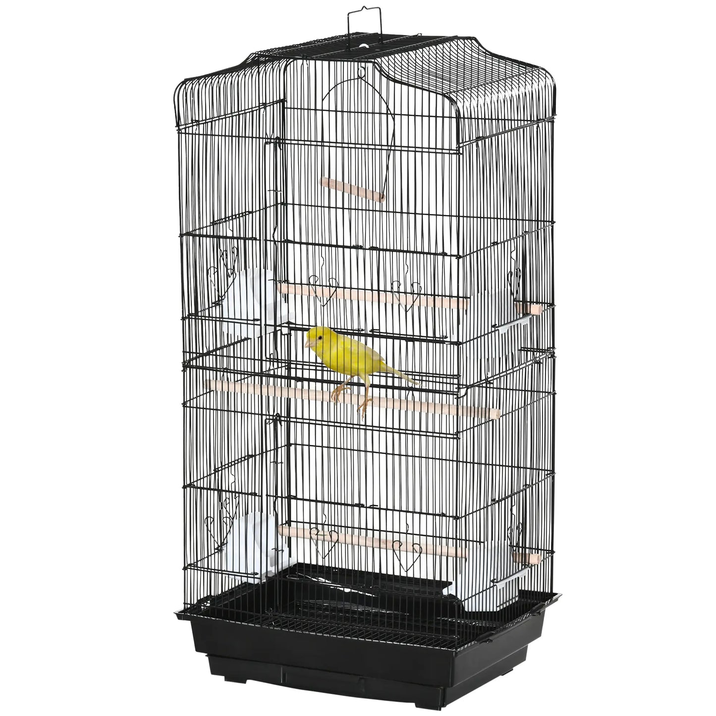 36" Bird Cage, Macaw Play House, Parrot Finch Flight Cage, Black Bird Cages at Gallery Canada