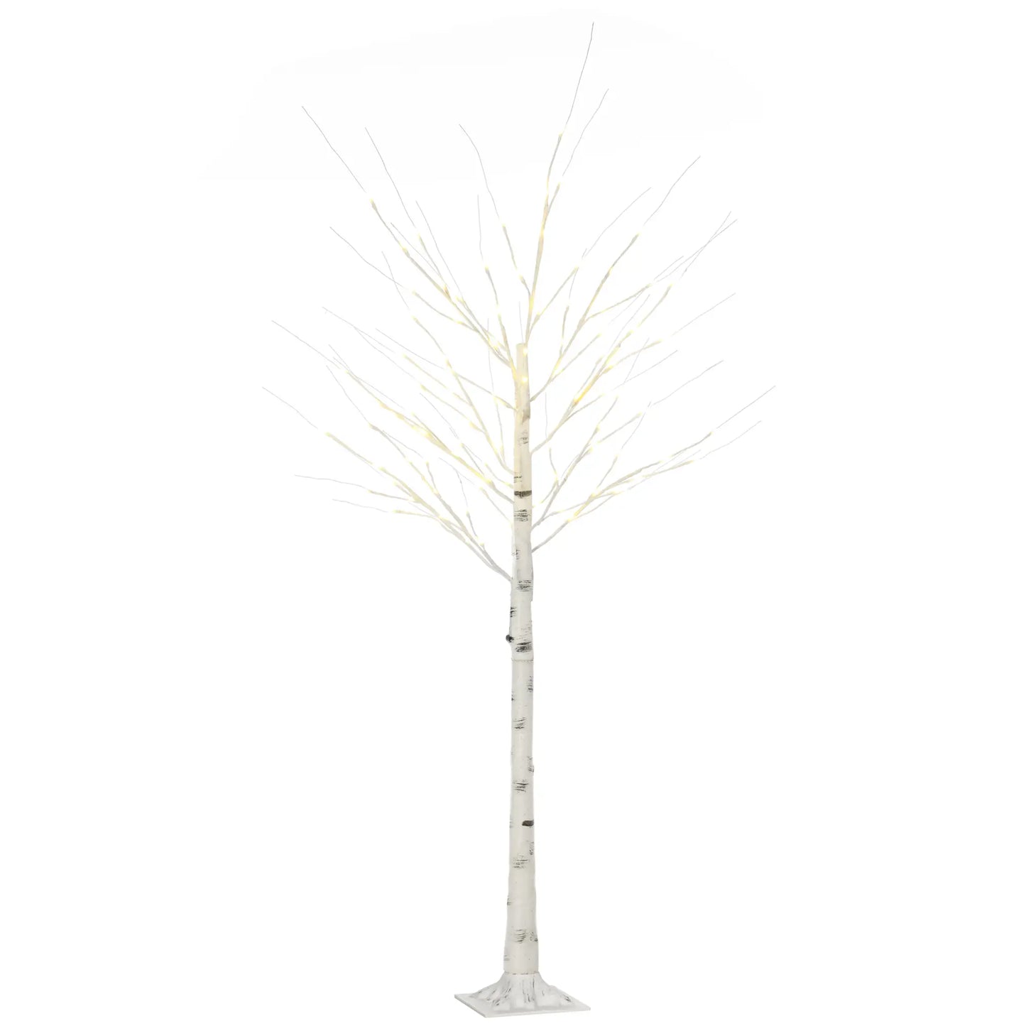 6 ft Pre-Lit LED Artificial Birch Tree, Indoor Outdoor Use Artificial Tree at Gallery Canada