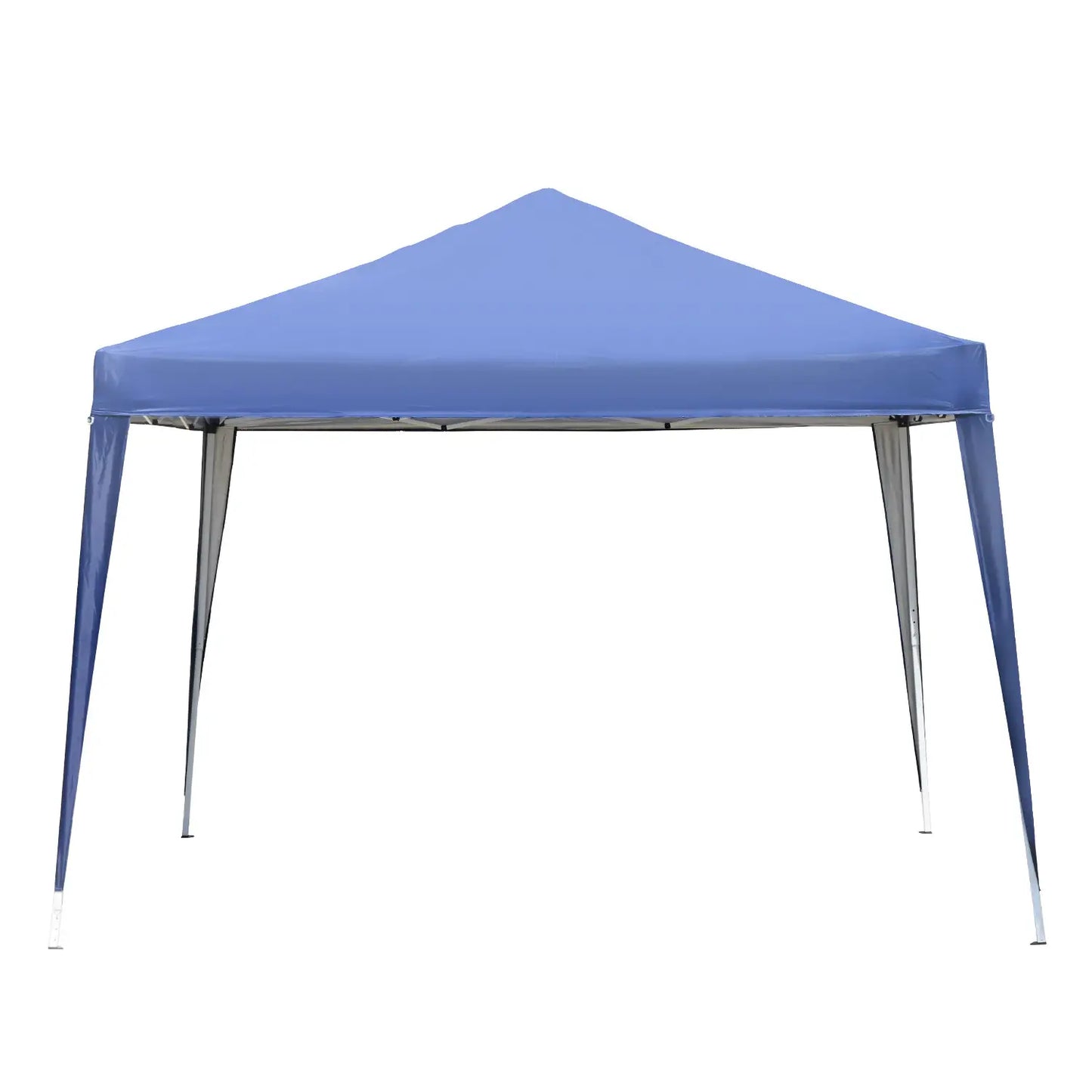 10 x 10ft Folding Pop Up Tent, Outdoor Gazebo Canopy, Blue Pop Up Canopies at Gallery Canada