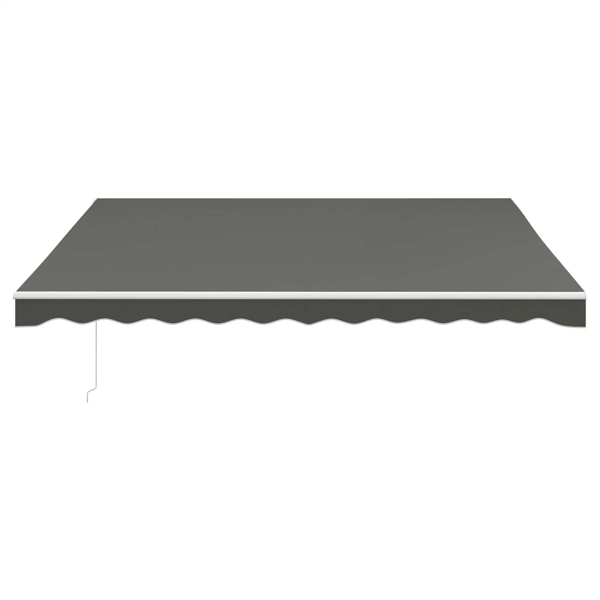 13' x 10' Store électrique rétractable, Télécommande, Gris clair