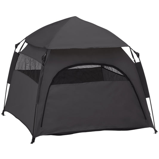 Pop Up Dog Tent for Large, Extra Large Dogs, Portable Pet Playpen Tent for Beach, Backyard, Home, Grey - Gallery Canada
