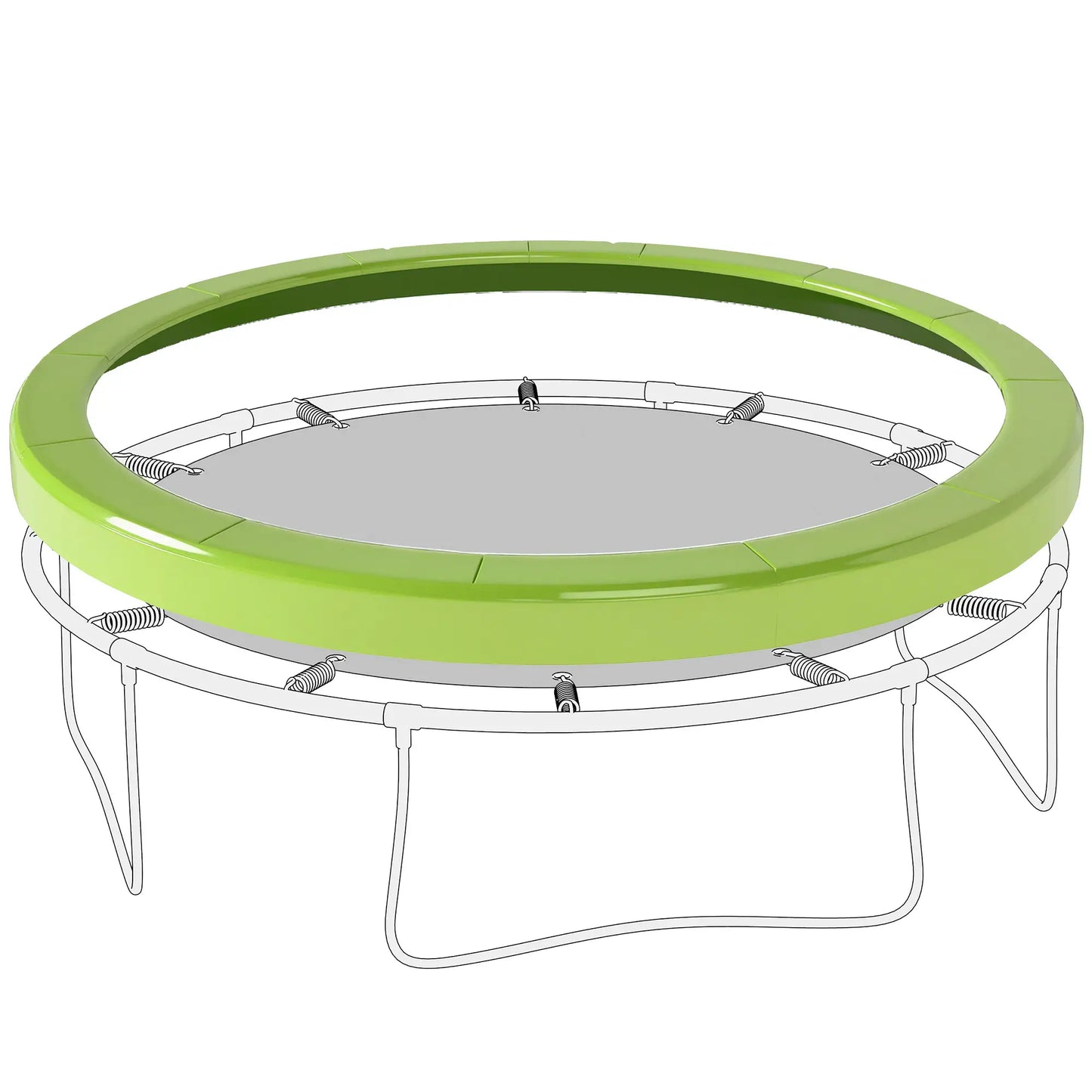 14FT Trampoline Spring Cover, Replacement Pad, Green Trampolines at Gallery Canada