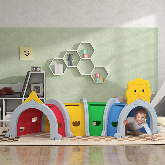 Lion Design Tunnel for Kids, 3-6 Years, Multicoloured Children's Play Tunnels Multi Colour at Gallery Canada