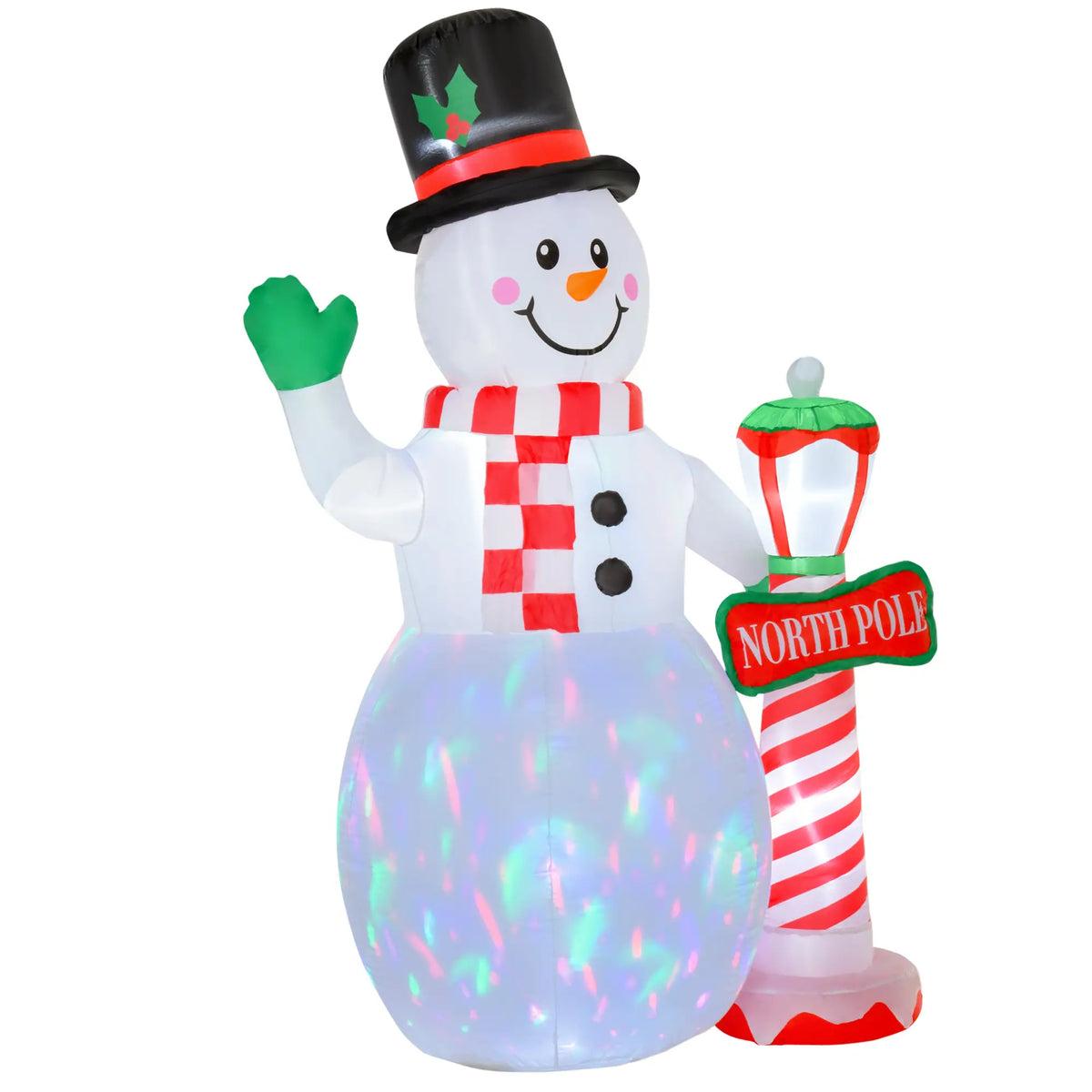 7.9ft Inflatable Snowman Decoration, Lighted, Indoor Outdoor Christmas Inflatables at Gallery Canada