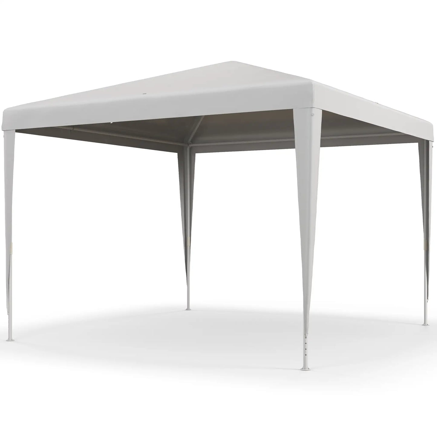 10x10ft Portable Party Tent, Folding Garden Canopy, Outdoor Shelter, White Canopy Tents at Gallery Canada