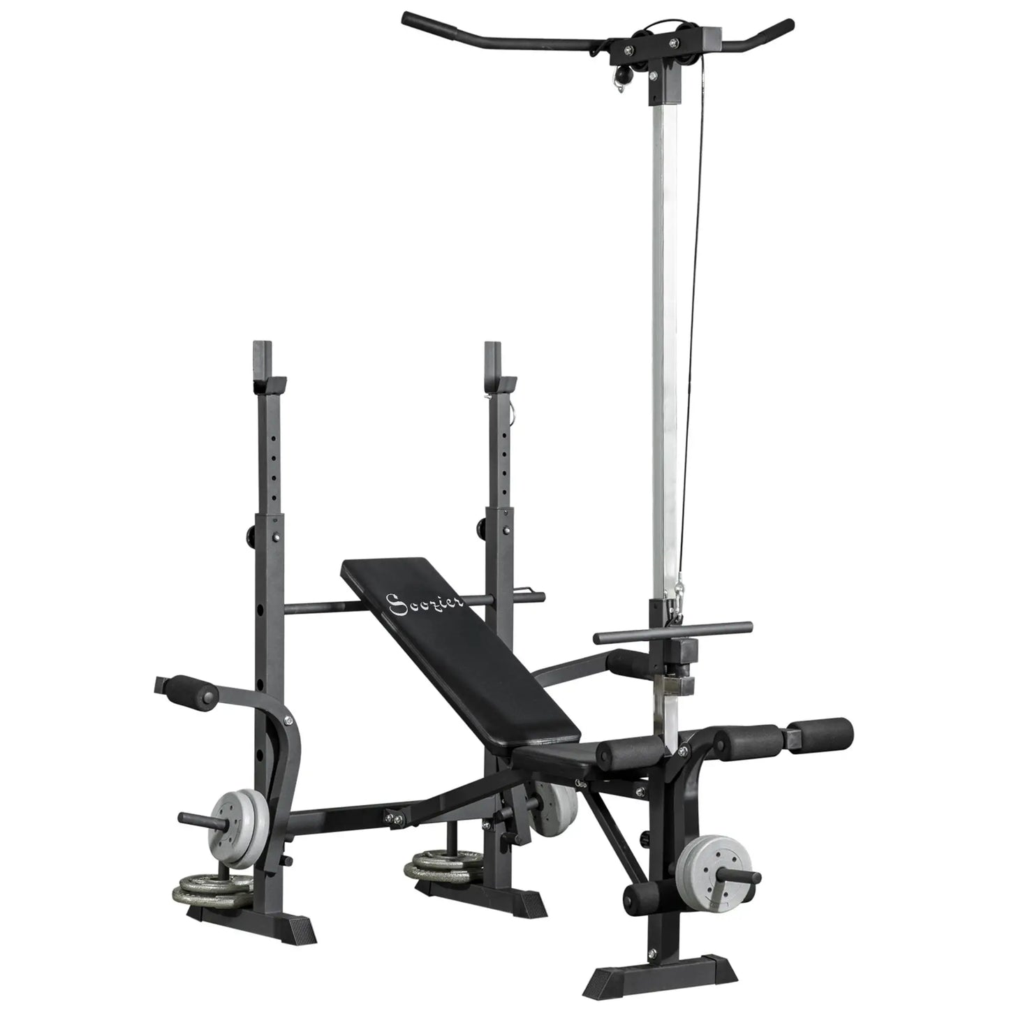 Adjustable Weight Bench with Pulley System for Home Gym Full Body Workout Weight Benches at Gallery Canada