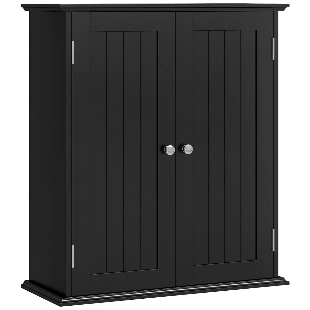 Armoire à pharmacie de salle de bain, 2 portes, étagère réglable, au-dessus des toilettes