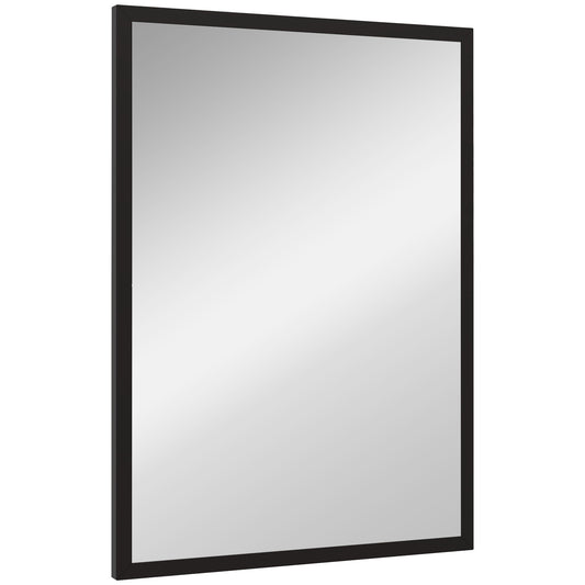 22" x 30" Bathroom Mirror for Wall, Rectangular Mirror for Living Room, Bedroom, Entryway, Black - Gallery Canada