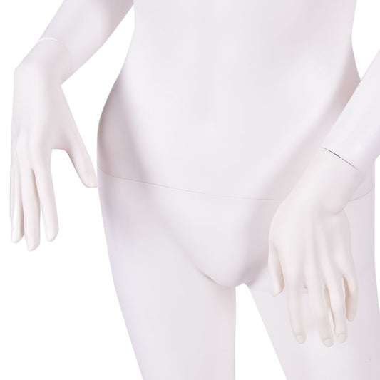 5.8 Feet Plastic Female Mannequin Adjustable Detachable Manikin with Metal Stand Decorative Accessories Options at Gallery Canada