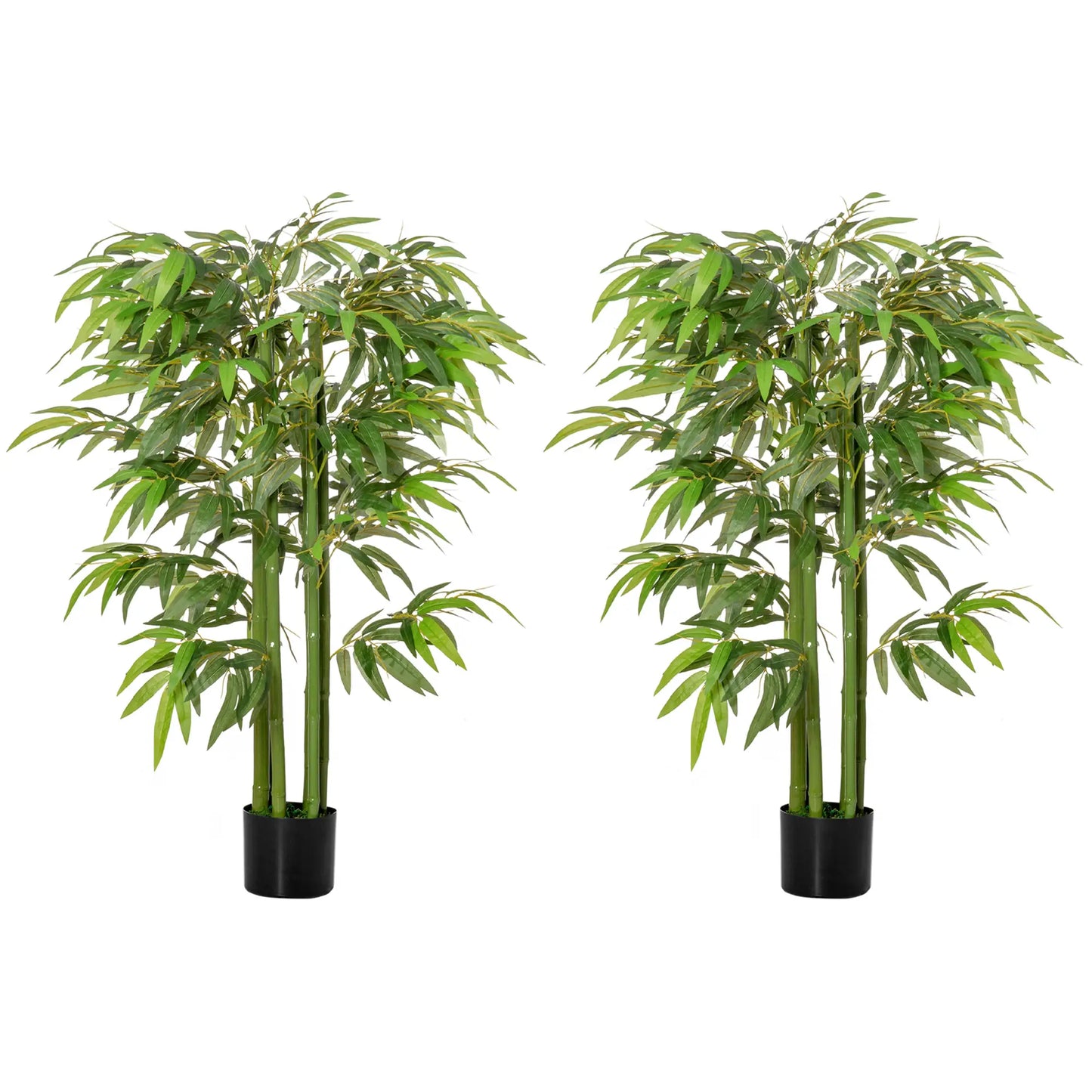 Set of 2, 4.5FT Artificial Bamboo Tree, Indoor Outdoor Decor Artificial Trees at Gallery Canada