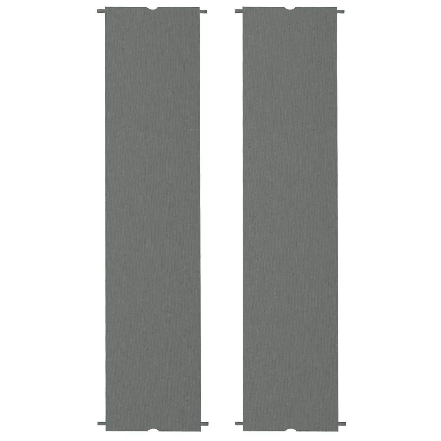 2 Pcs UV Protection Pergola Canopy, 10' x 10', Dark Grey Gazebo Canopy Replacement at Gallery Canada