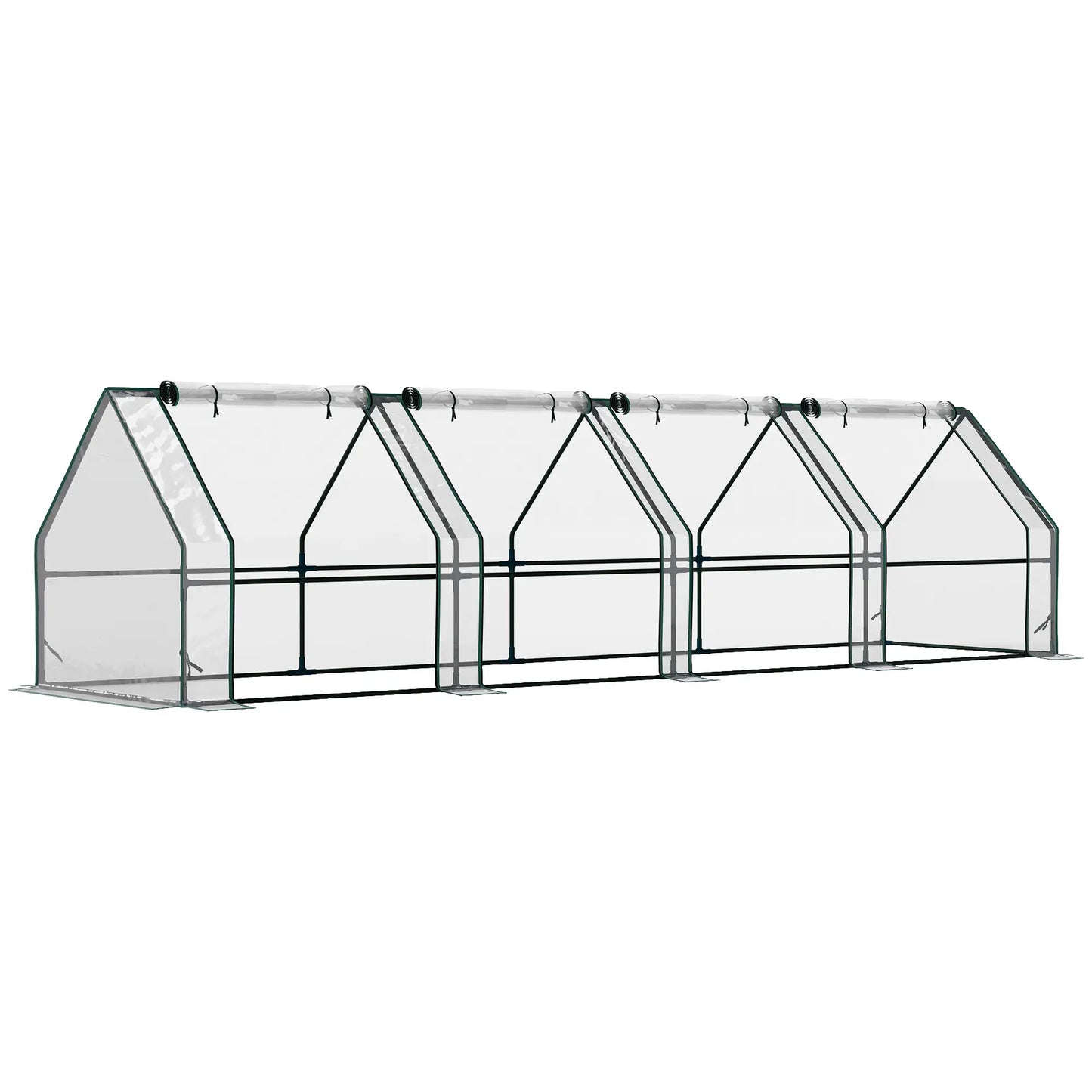 Portable Mini Greenhouse, Growing Tent, w/ Zippered Doors, Clear Greenhouses at Gallery Canada