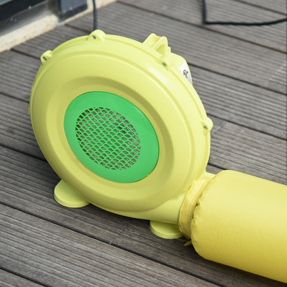 Electric Air Blower 450-Watt Fan Blower Compact and Energy Efficient Pump Indoor Outdoor for Inflatable Bounce House, Bouncy Castle and Pneumatic Swimming Pool, Yellow at Gallery Canada