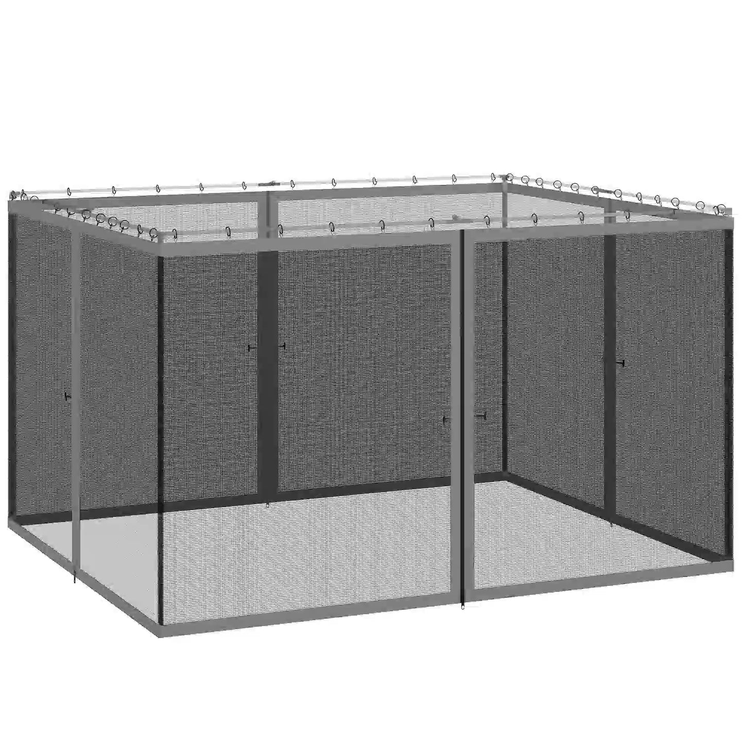 Replacement Mosquito Netting, 10' x 12', Black, Dark Grey Gazebos at Gallery Canada