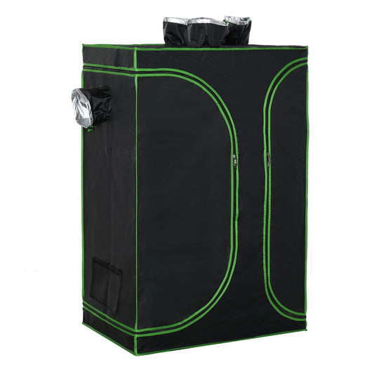 36" x 24" x 53" Mylar Hydroponic Grow Tent with Adjustable Vents and Floor Tray for Indoor Plant Growing, 3' x 2' - Gallery Canada