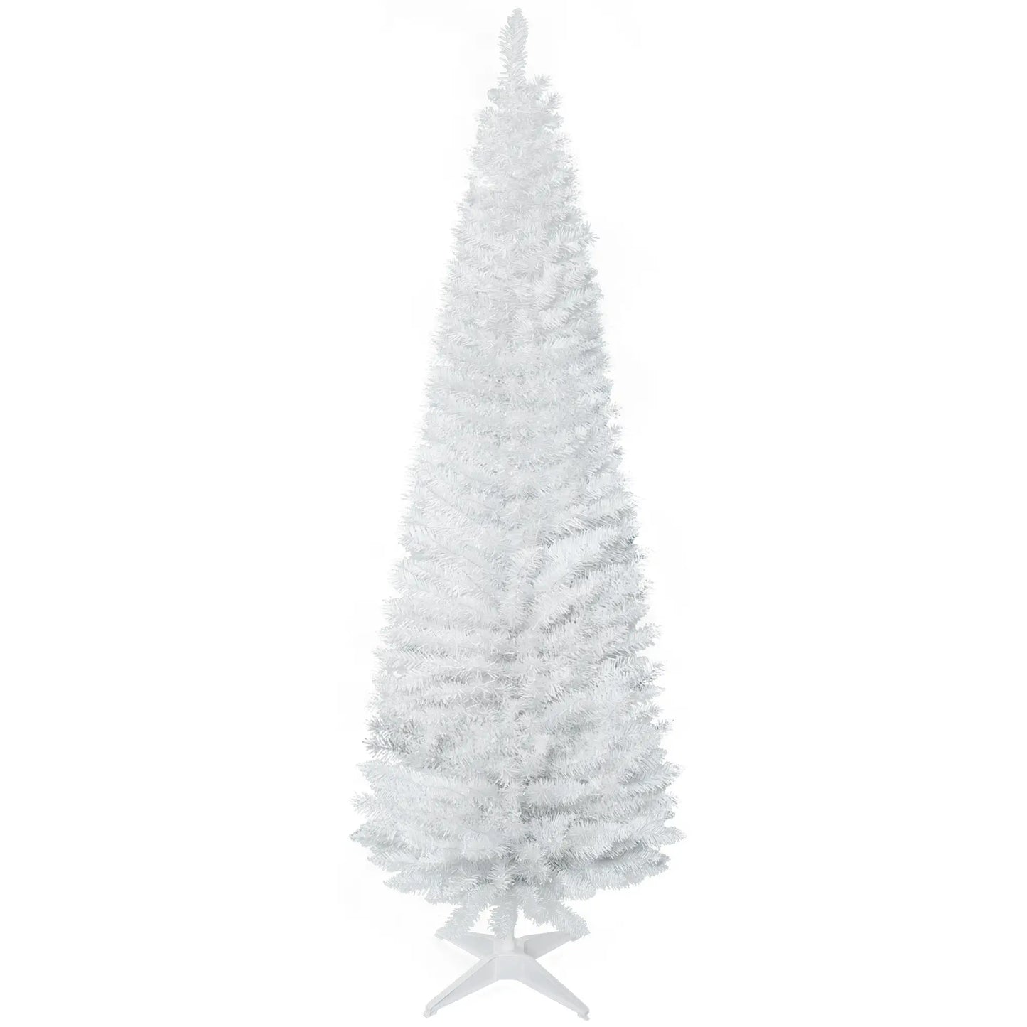 6 FT Christmas Tree, Classic Holiday Indoor Decoration, White White Christmas Trees at Gallery Canada