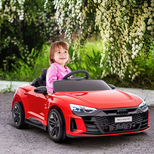 12V Ride-On Car with Remote Control, 3.1 MPH, Red Electric Toy Cars Red, Black at Gallery Canada