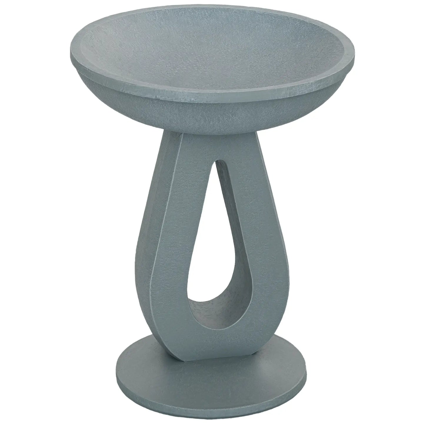 Outdoor Resin Bird Bath, 20.1" Tall, Garden Yard Patio, Stone Look Garden Decor at Gallery Canada