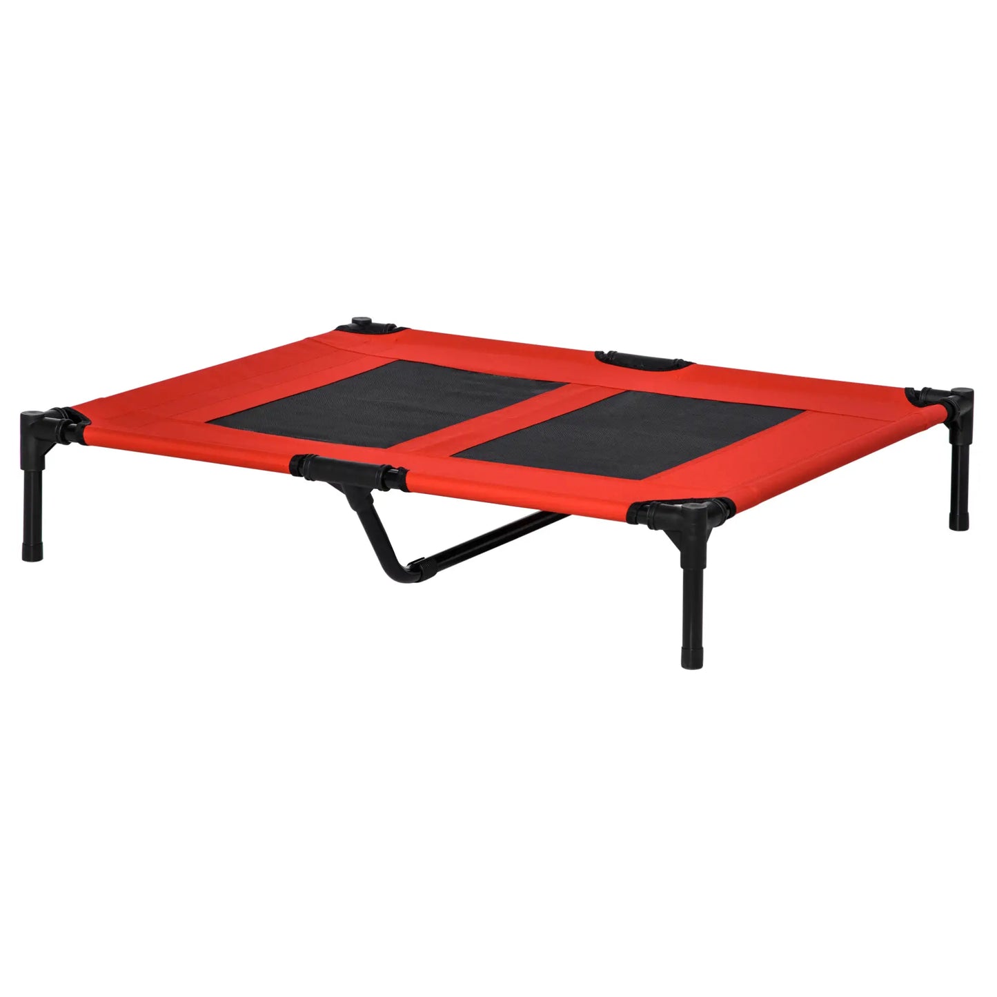 Elevated Dog Bed, Raised Cot for XL Dogs, 36" x 30" x 7", Red Elevated Dog Beds at Gallery Canada