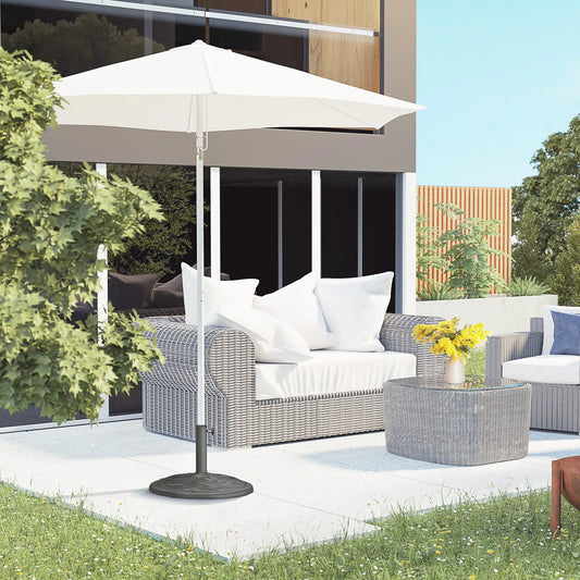 42 lbs 22" Bronze Resin Round Umbrella Base, Patio Stand, Bronze Umbrella Bases Bronze at Gallery Canada