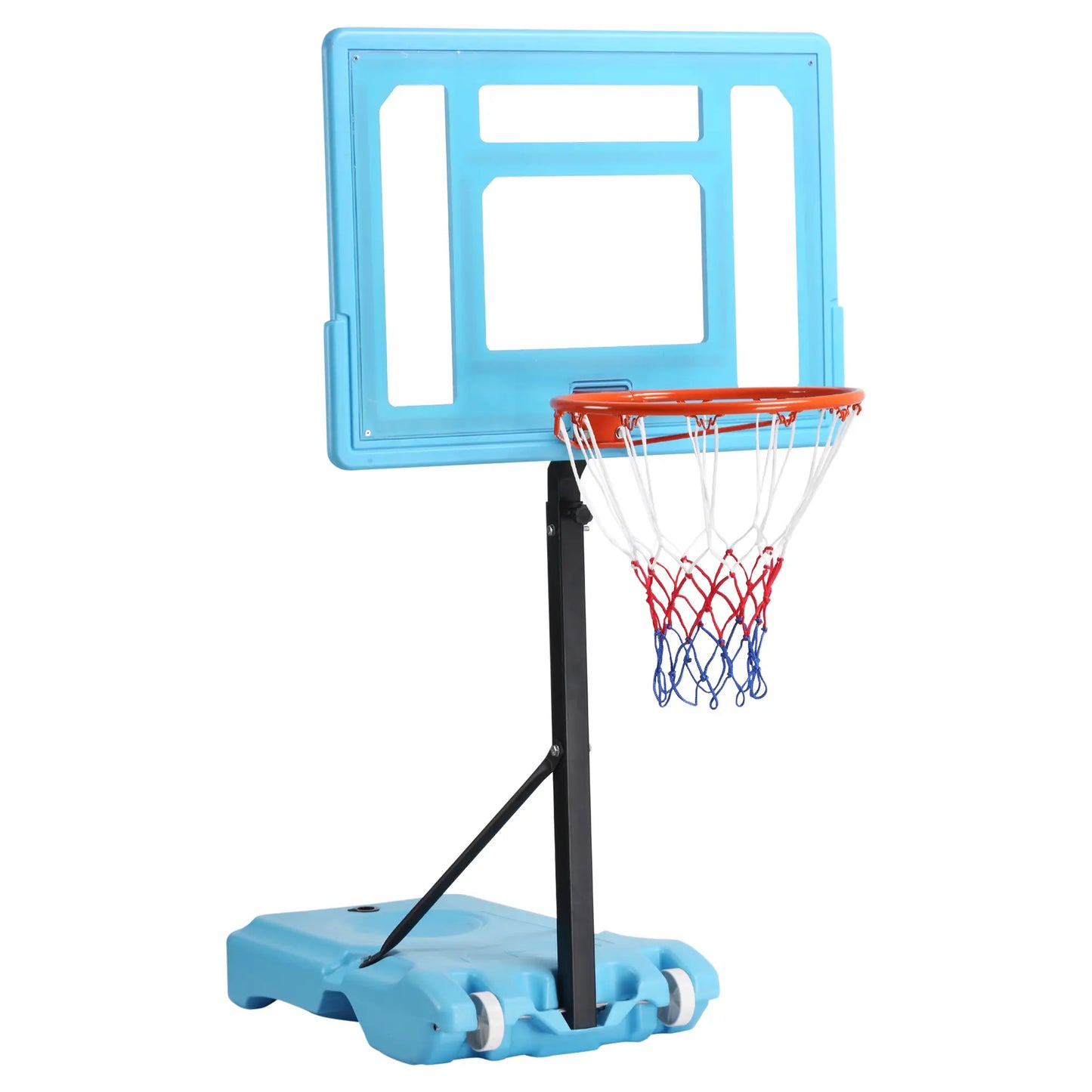 Adjustable Basketball Hoop Stand, 36.5"-48.5", Portable Goal System, Blue Basketball at Gallery Canada