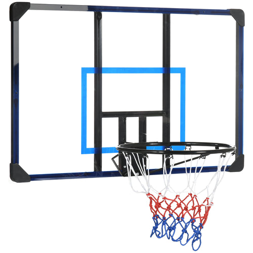 Wall Mounted Basketball Hoop, Mini Hoop with 45