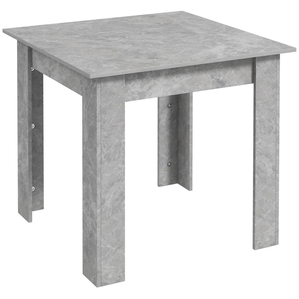Square Dining Table, Modern Faux Cement Effect, Small Kitchen Table, Cement Grey Dining Tables at Gallery Canada